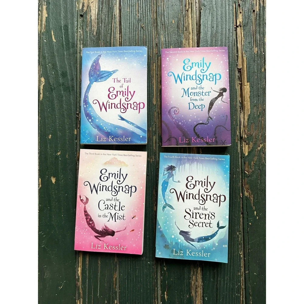 Emily Windsnap‎ Vol  1 2 3 4 by Liz Kessler Lot of 4 Books